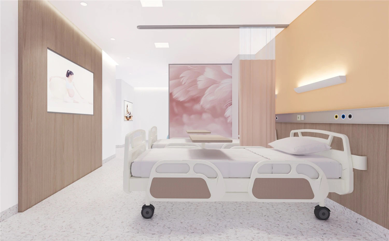 【醫(yī)院案例】婦產(chǎn)醫(yī)院這樣設(shè)計(jì)，簡(jiǎn)而不失其華！(圖2)