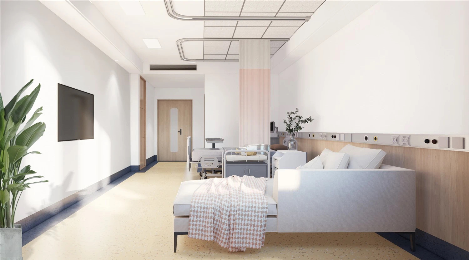 【醫(yī)院案例】婦產(chǎn)醫(yī)院這樣設(shè)計(jì)，簡(jiǎn)而不失其華！(圖3)