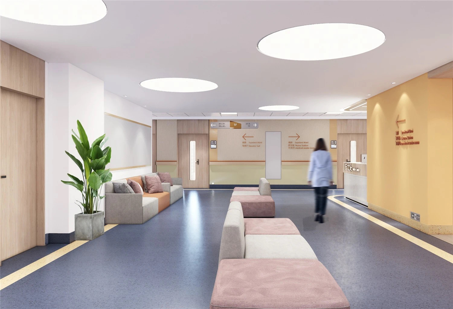 【醫(yī)院案例】婦產(chǎn)醫(yī)院這樣設(shè)計(jì)，簡(jiǎn)而不失其華！(圖11)