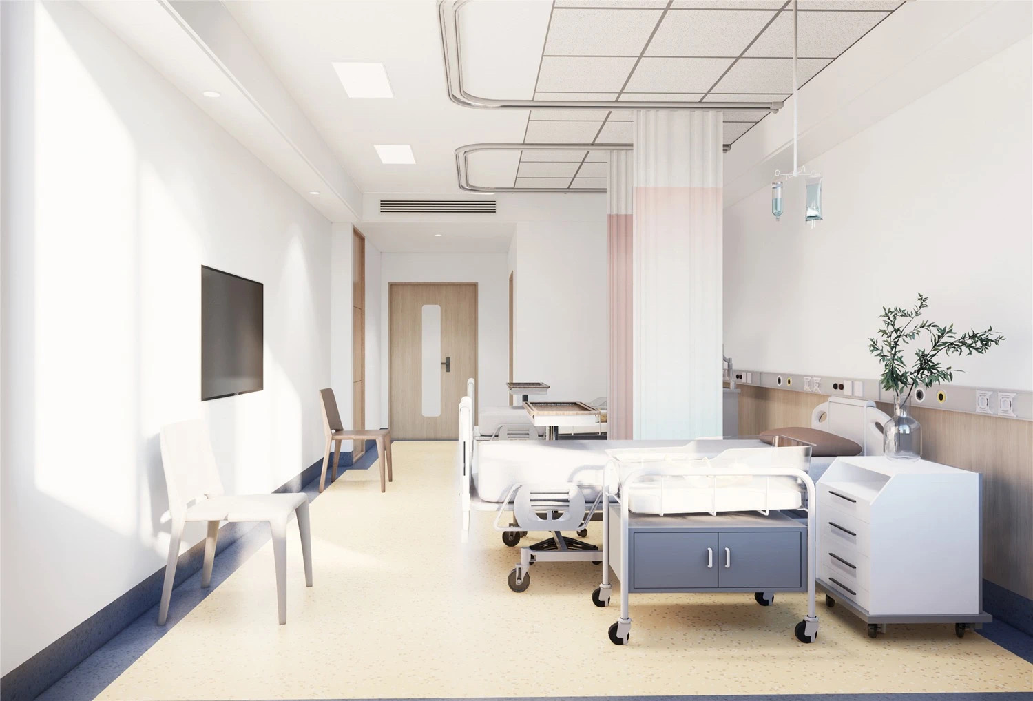 【醫(yī)院案例】婦產(chǎn)醫(yī)院這樣設(shè)計(jì)，簡(jiǎn)而不失其華！(圖5)