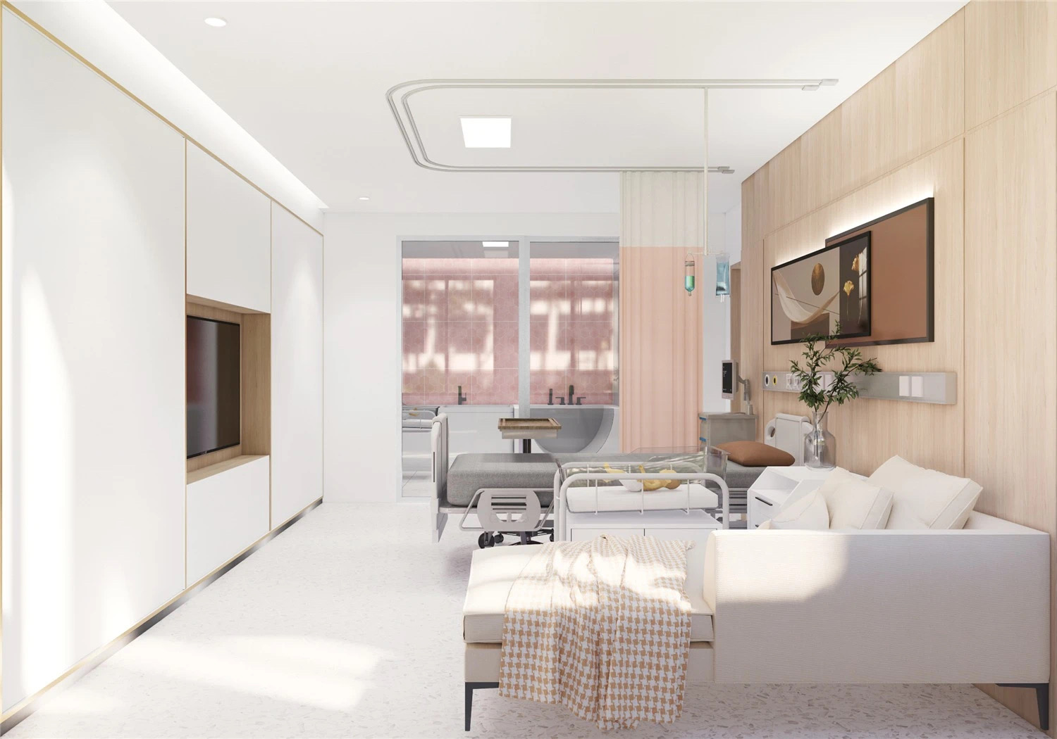 【醫(yī)院案例】婦產(chǎn)醫(yī)院這樣設(shè)計(jì)，簡(jiǎn)而不失其華！(圖6)